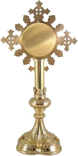 Miniatura 2 de Autom Caja de relicario de bronce ornamentada religiosa, 13 pulgadas