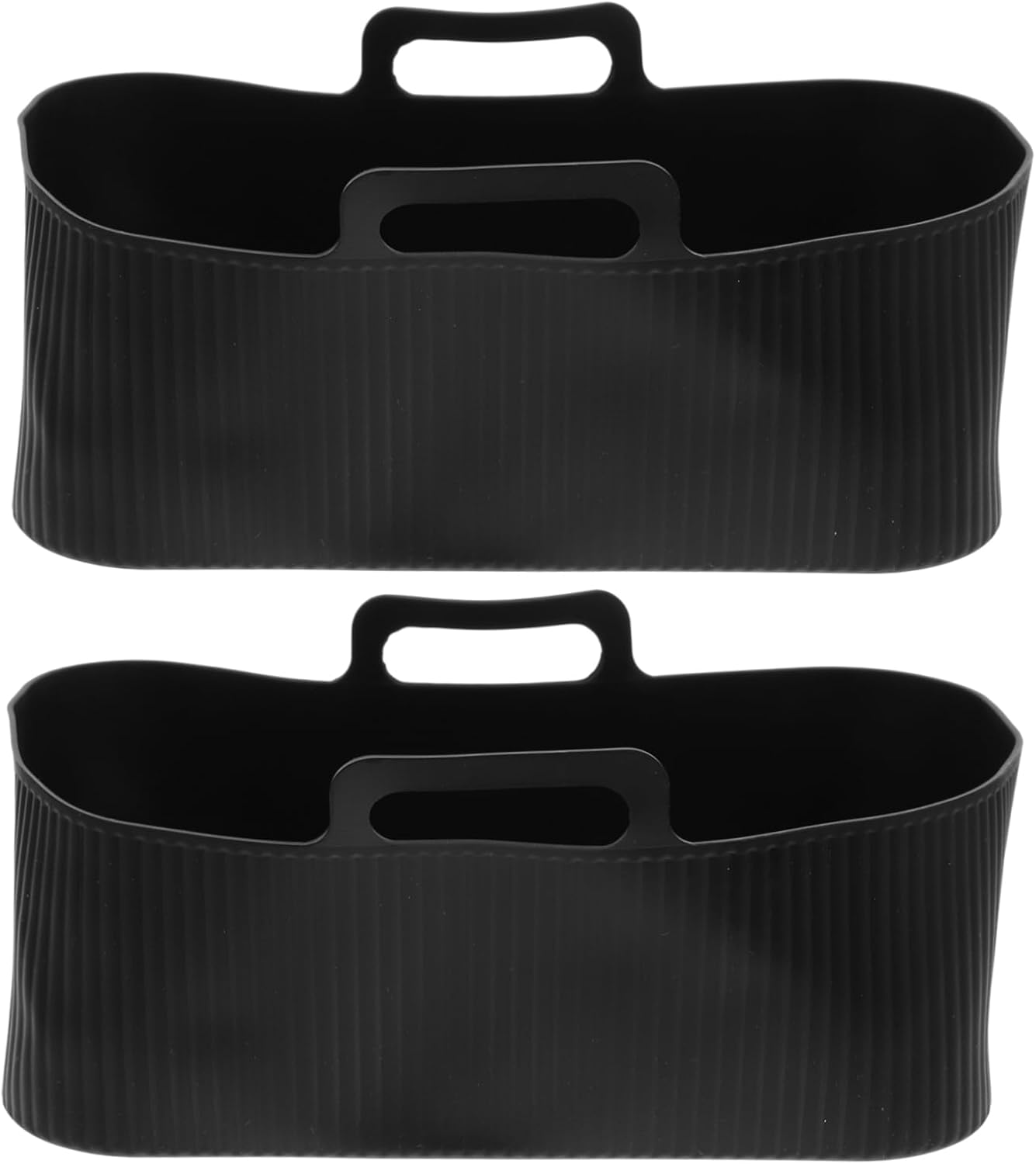 2pcs Silicone Bakeware Airfryer Silicone Tray for Air Fryer Reusable Air Fryer Liner Baking Tray Black 2pcs Silicone Bakeware Airfryer Silicone Tray for Air Fryer Reusable Air Fryer Liner Baking Tray Black