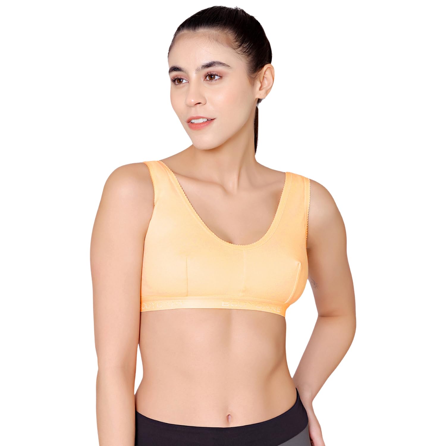 bodycare 1607 Sports Bra for Women, Full Coverage Workout Bra for Gym-picture-32
