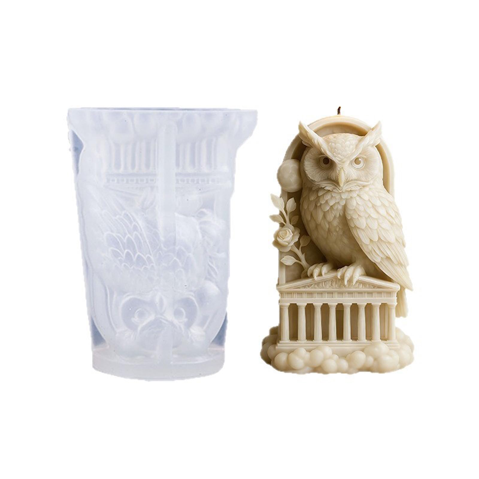 OSNIYAW Owl Shaped Silicone for Soaps and Other Crafting Projects