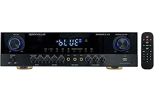 Rockville Home Theater: 2000w Home Theater Receiver with Bluetooth, Echo/Mic Inputs