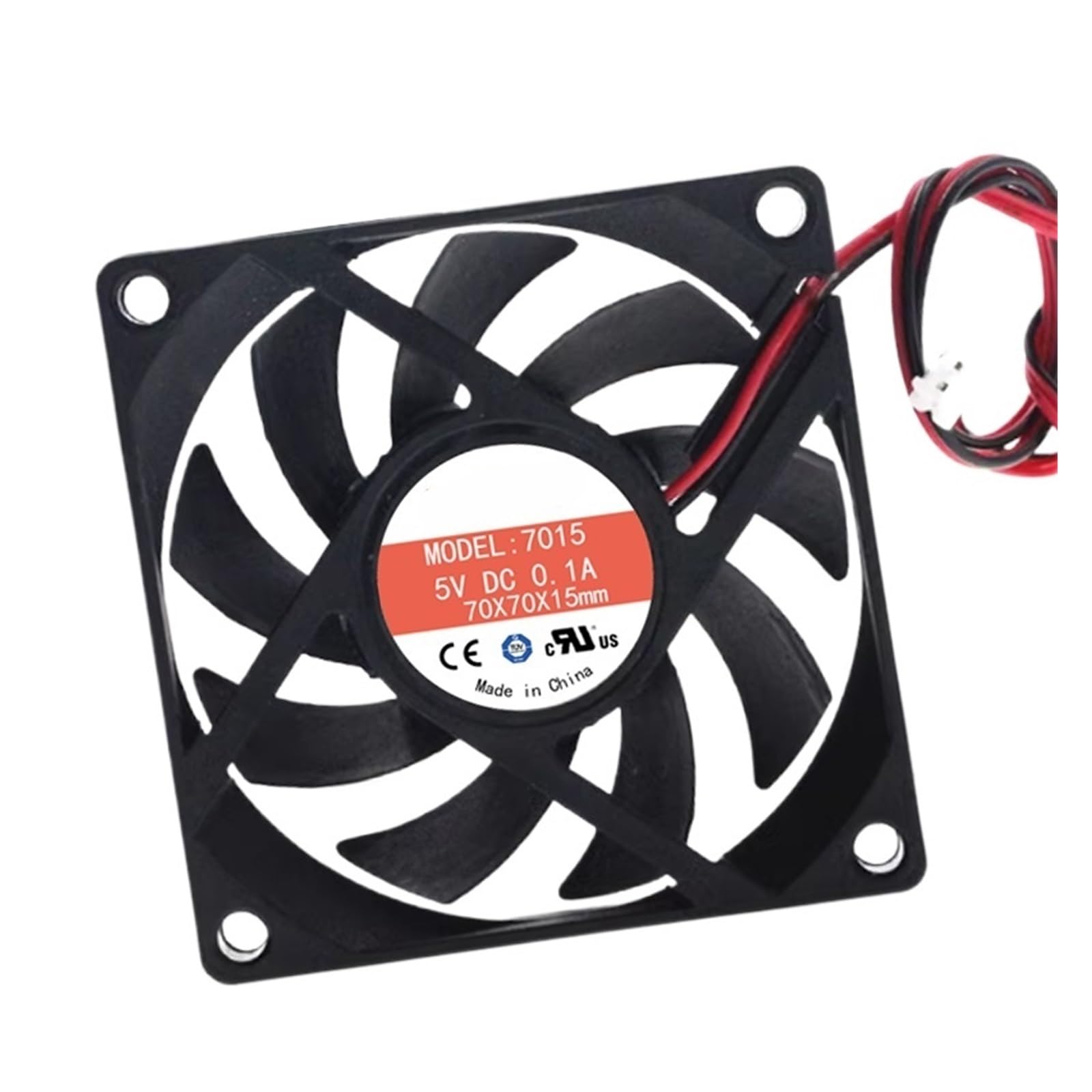 YMUGUEGH 7015 5V 12V 24V 7CM 7cm cooling fan(12V 2line)