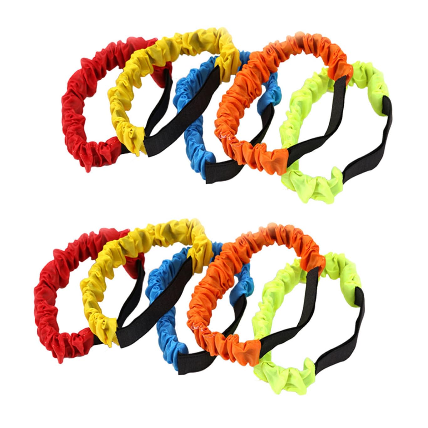 TOYANDONA Bandas De Coloridas Exterior De Interactivo Resistente Y Elástico Fiestas Y Actividades