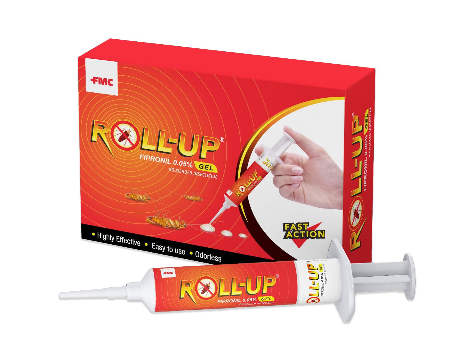 Roll Up® Gel - Cockroach Killer (35g) | Domino Effect | Long Lasting Effect | Fast Action, Pack of 1 (B0CPFCL34Q) Amazon Price History, Amazon Price Tracker