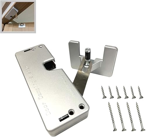 Hansan Cierrapuertas de amortiguación para puerta interior, silenciosa y segura para el hogar, cierre de puerta automático con fácil instalación