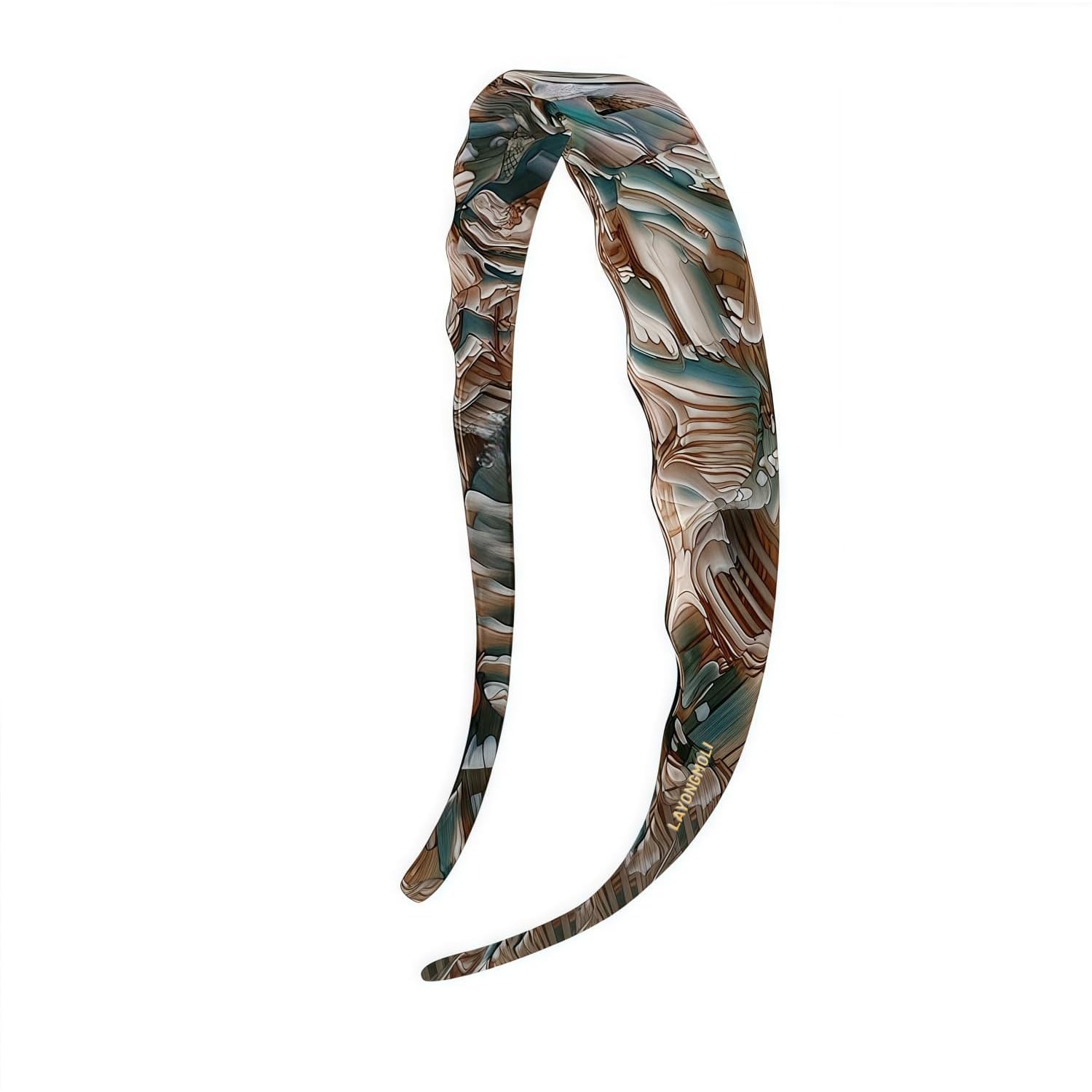 LAYONGMOLI Acetate Hairbands for Women - Non-Slip Thin Headbands with Teeth, Eyewear-Friendly Design, 90s Retro Hair Accessories, No Pressure & No