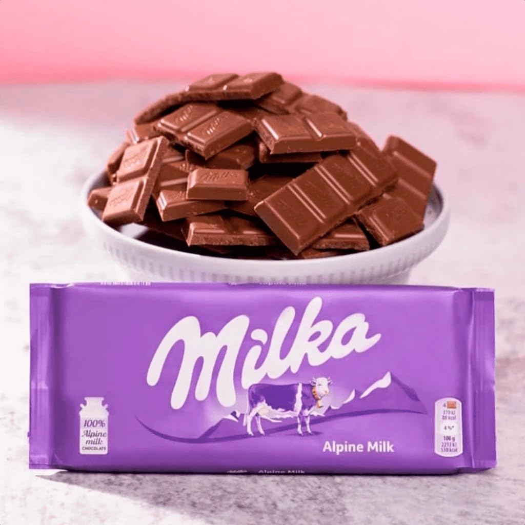 Amazon.co.jp: ミルカ チョコレート アルペンミルク 90g : 食品・飲料