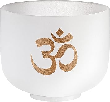 Meinl Sonic Energy Crystal Singing Bowl 8" C#5 Note Om High-purity Quartz for Meditation, ASMR, Sound Therapy, Yoga