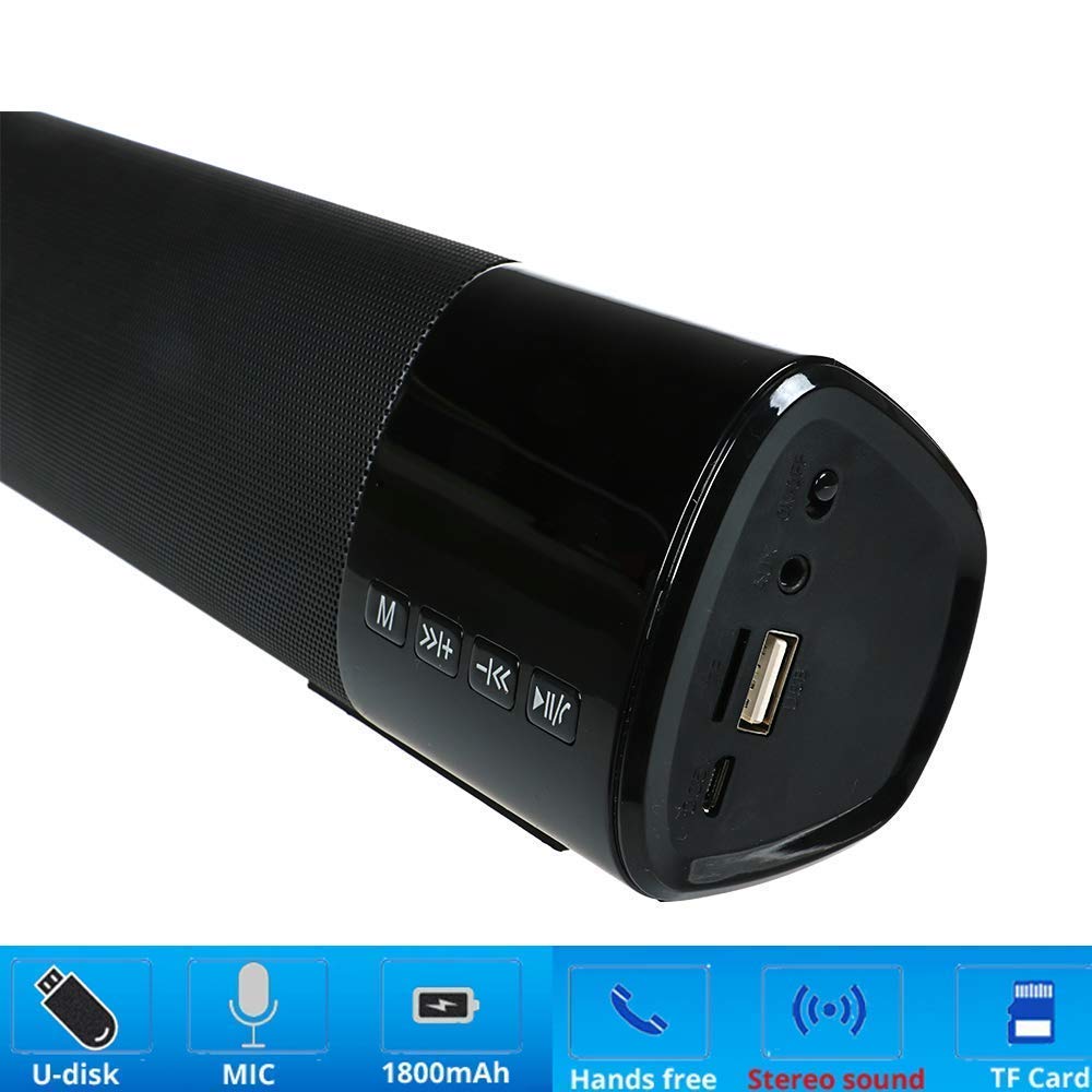 HYE 2.0ch Bluetooth Soundbar For TV, 60W Compact Black Sound Bar With Hdmi Usb Aux Remote Control Wireless Audio System With Deep Bass Slim Design Ideal For Your Television 2 - View #12
