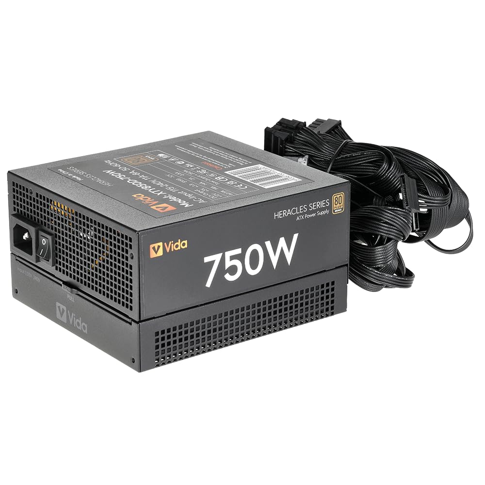 VIDA Heracles Power Supply Unit 750 W 20+4 Pin ATX ATX Black