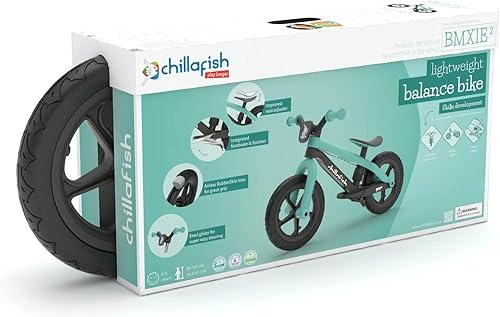 Miniatura 8 de Chillafish Bmxie Lightweight Balance Bike with Integrated Footrest and Footbrake for Kids Ages 2 to 5 Years