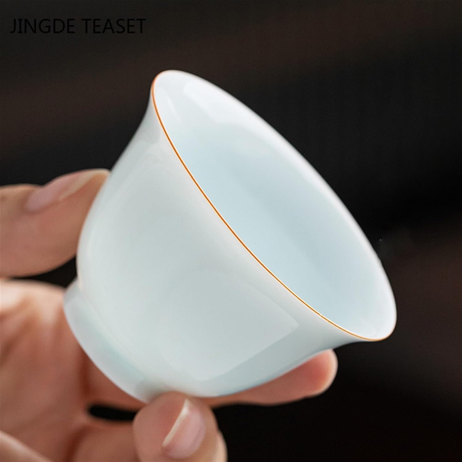 Tea cups Ceramics Teacup Home Thin Tire White Porcelain Accessories Single Cup Cups，