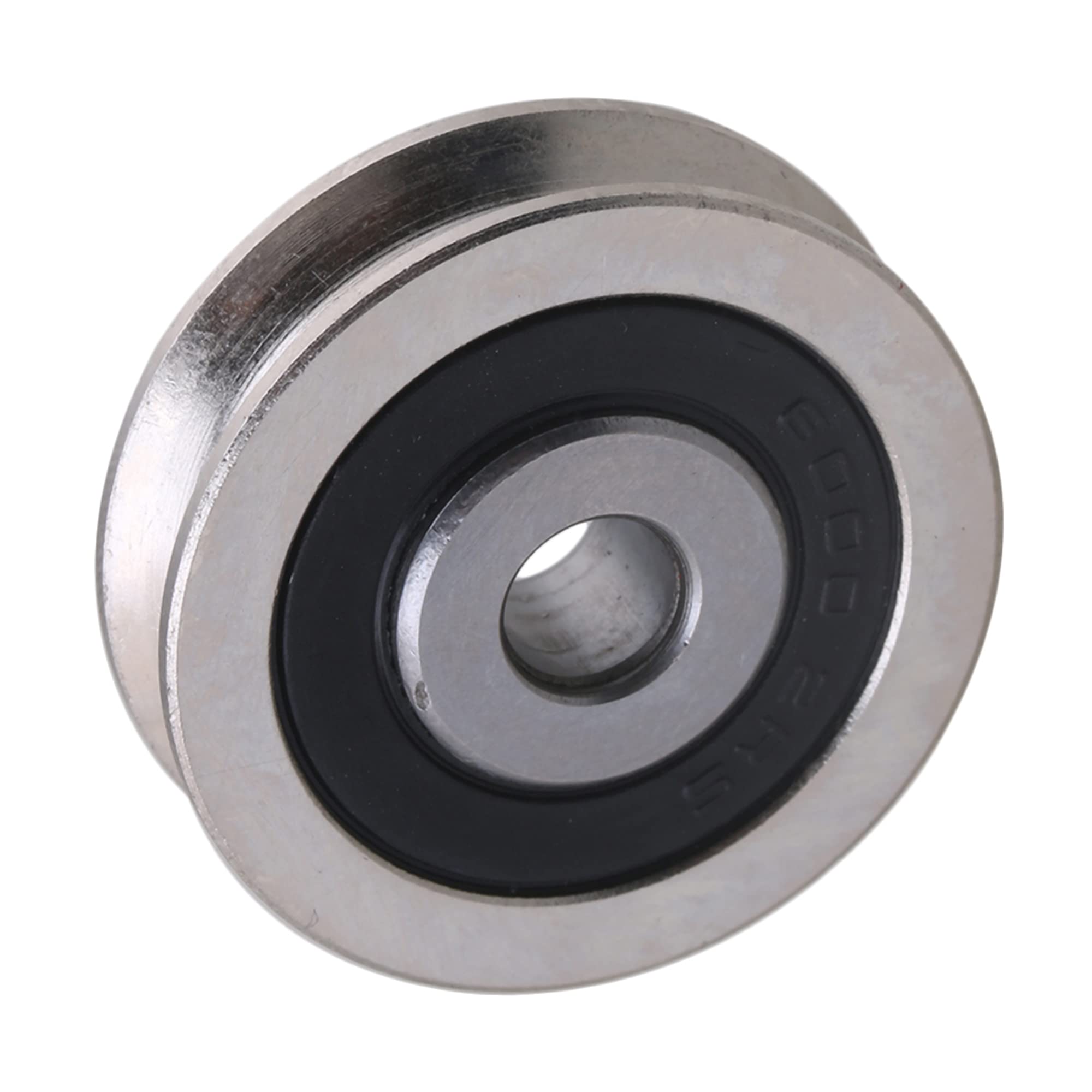 Puleggia Con Cuscinetto a U, Diametro Interno 6 mm x Esterno 30 mm x 8 mm, T 354,7 kg, Confezione da 2