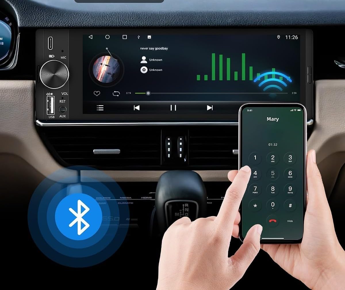 Radio Coche para Mercedes C Class 1993-2025 Sedan