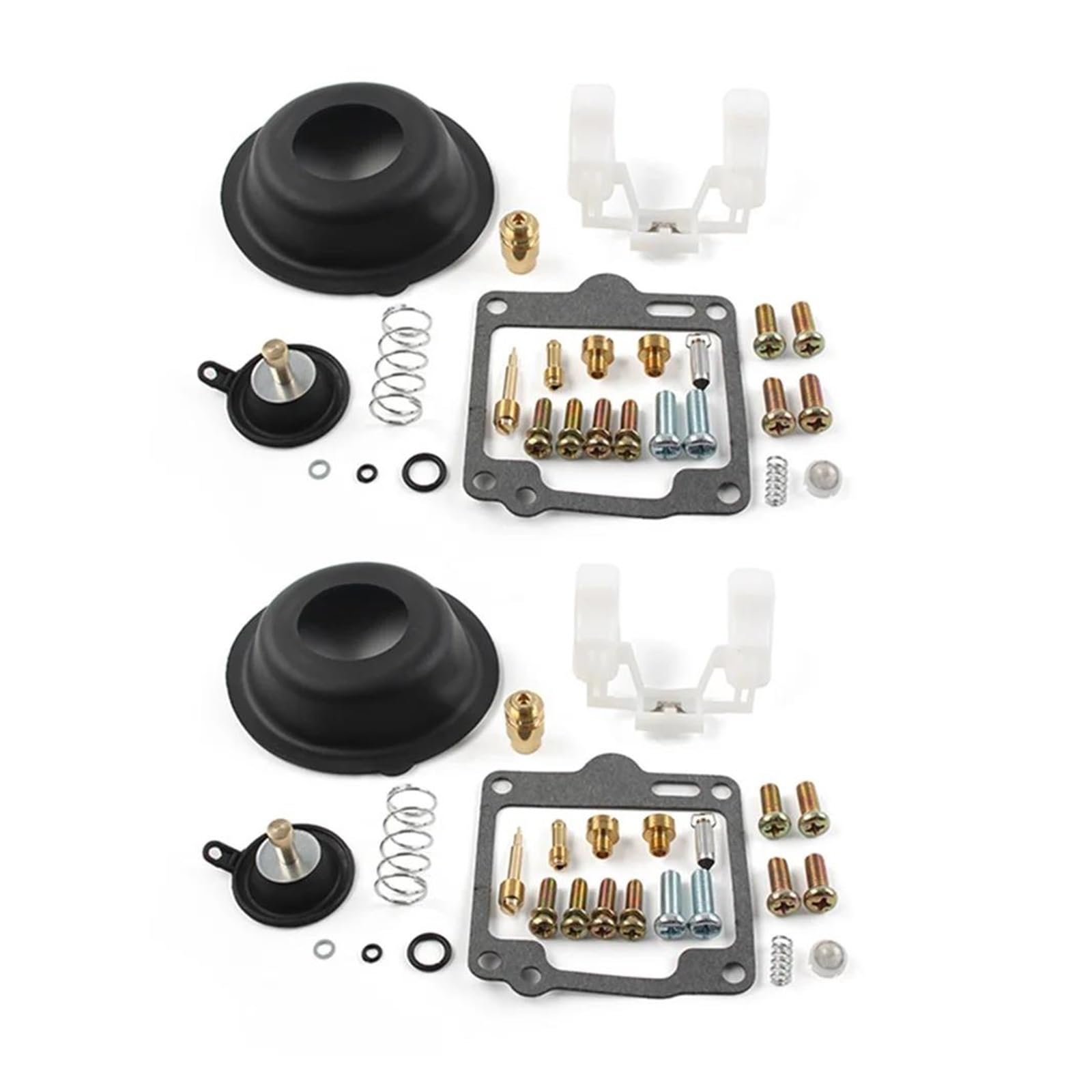 2Sets Motorcycle Carburetor Repair Rebuild Kit for YAM&AHA Virago XV750 1988-1997 for XV1100 1988-1999