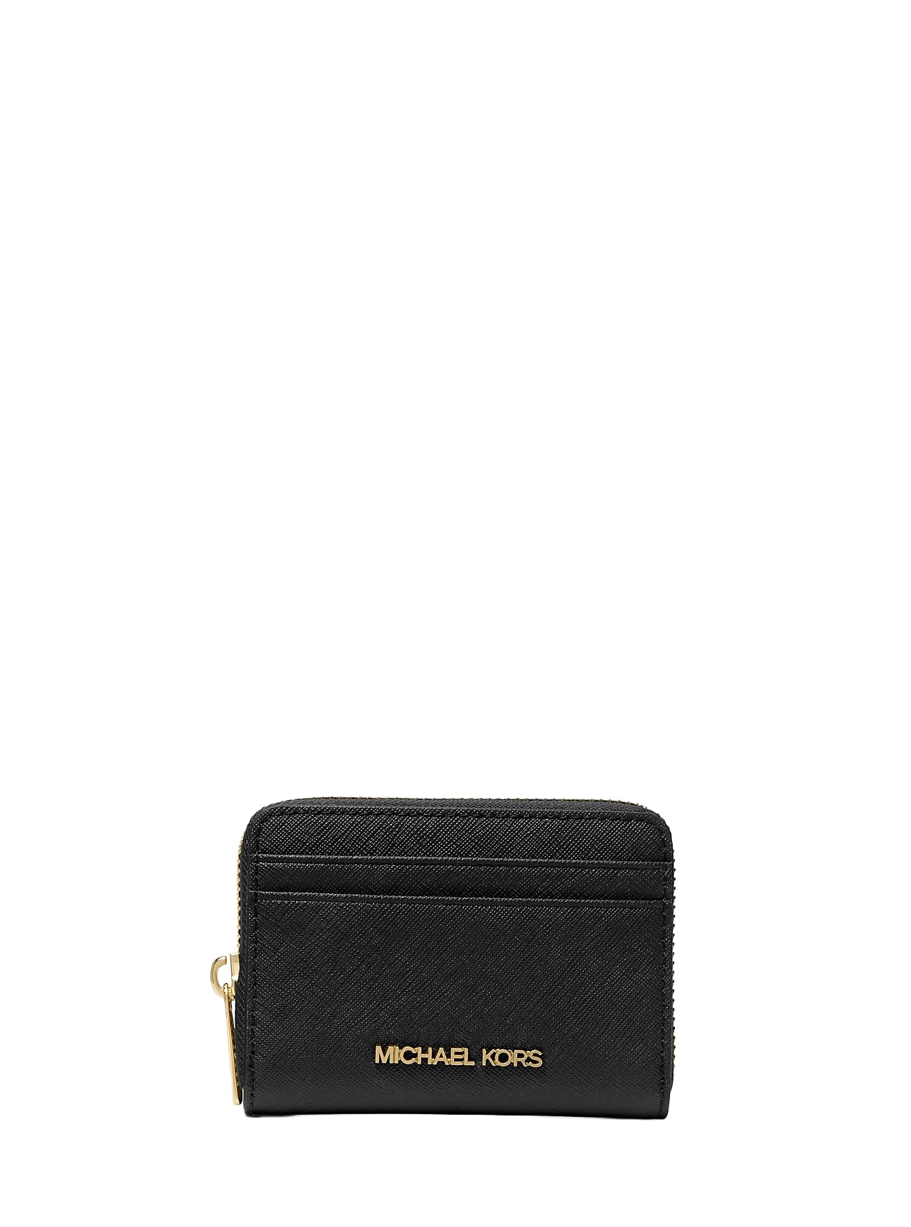Michael Kors Portefeuille Jet Set Noir Cuir Petit Format Mode - 4