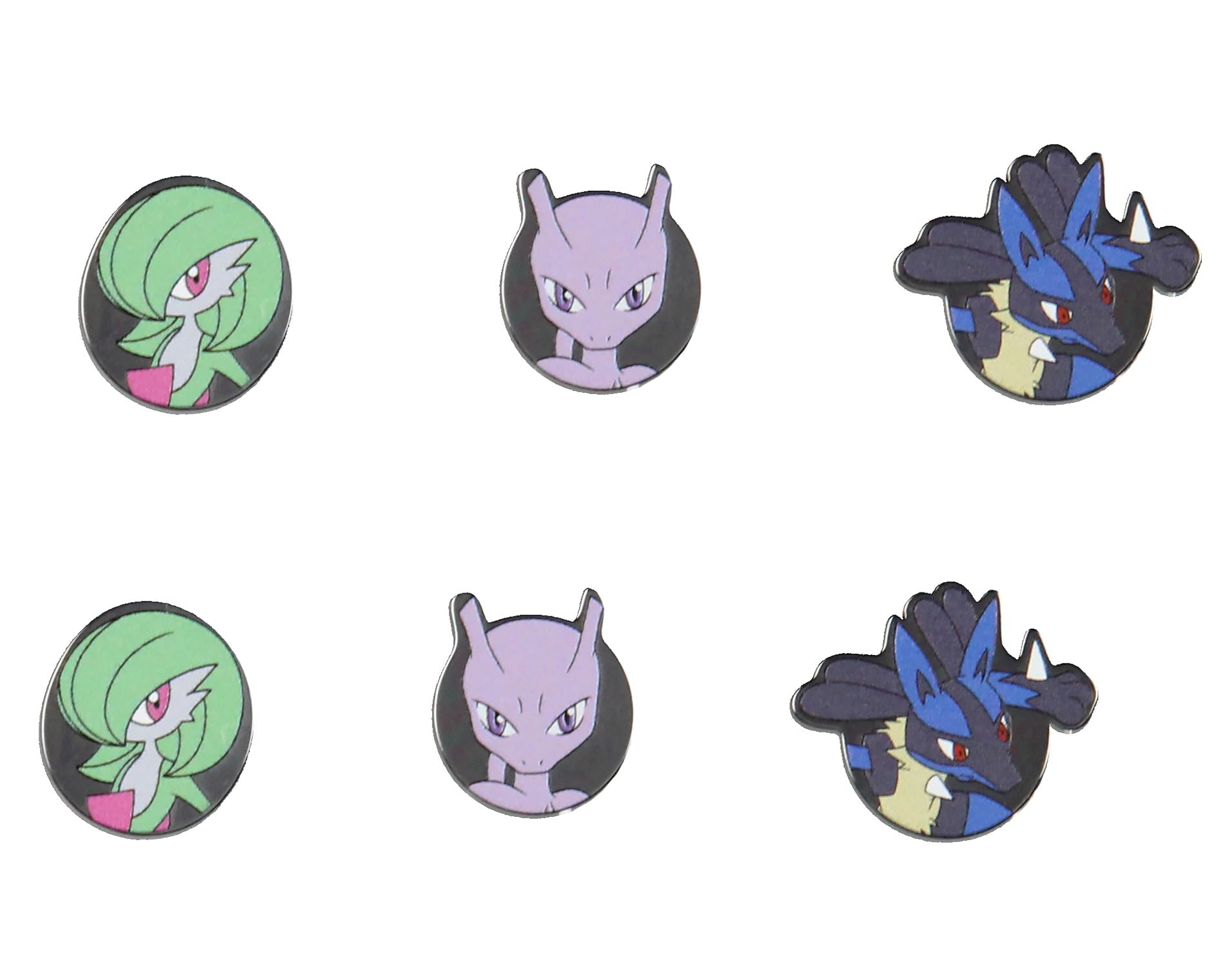 Pokémon Lot de 6 paires de boucles d'oreilles à tige en émail