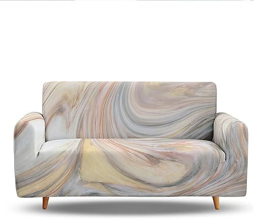 JABSY Fashion Texture Stretch Sofa Cover Four Seasons Universal All-Inclusive Sofa Cover Color  4 Size  4seater