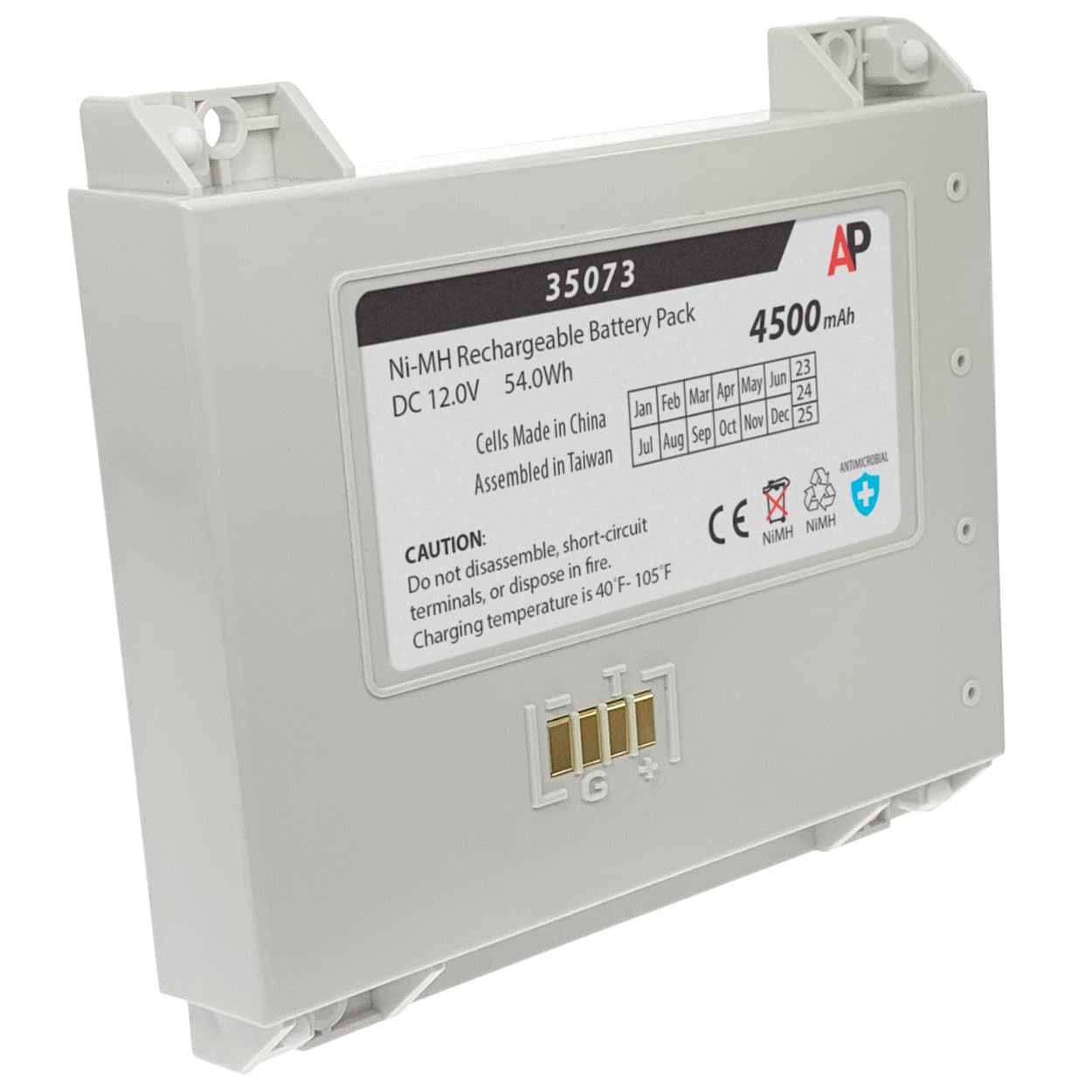 Replacement Battery for BD Alaris/Cardinal Health CareFusion, Point of Care, PC Unit (PCU) 8000, 8015, 8100, 8110, 8220, 8300, 8600-13% Higher Capacity