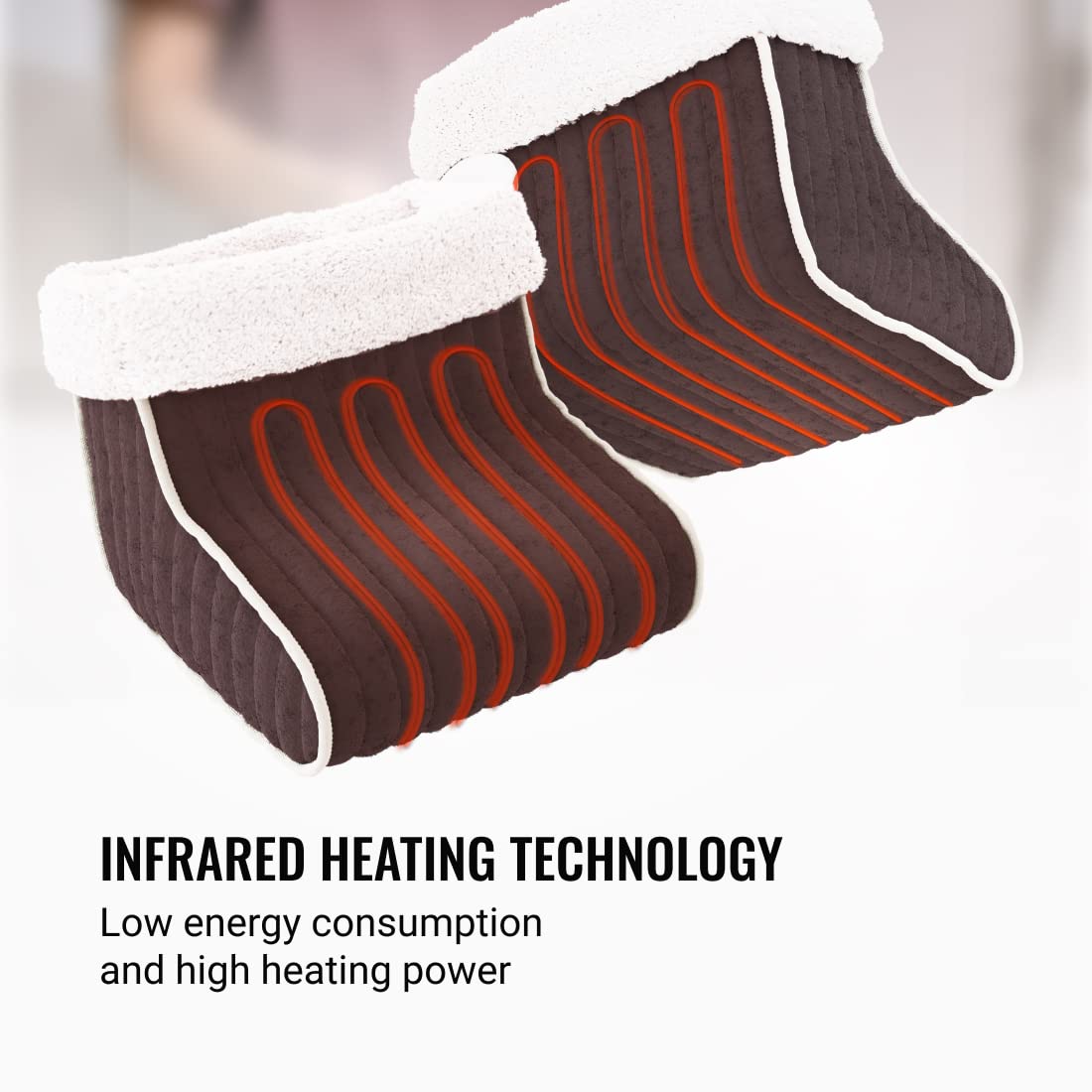 VonHaus Foot Warmer - Electric Heated Feet Heater, £22.99 At Amazon