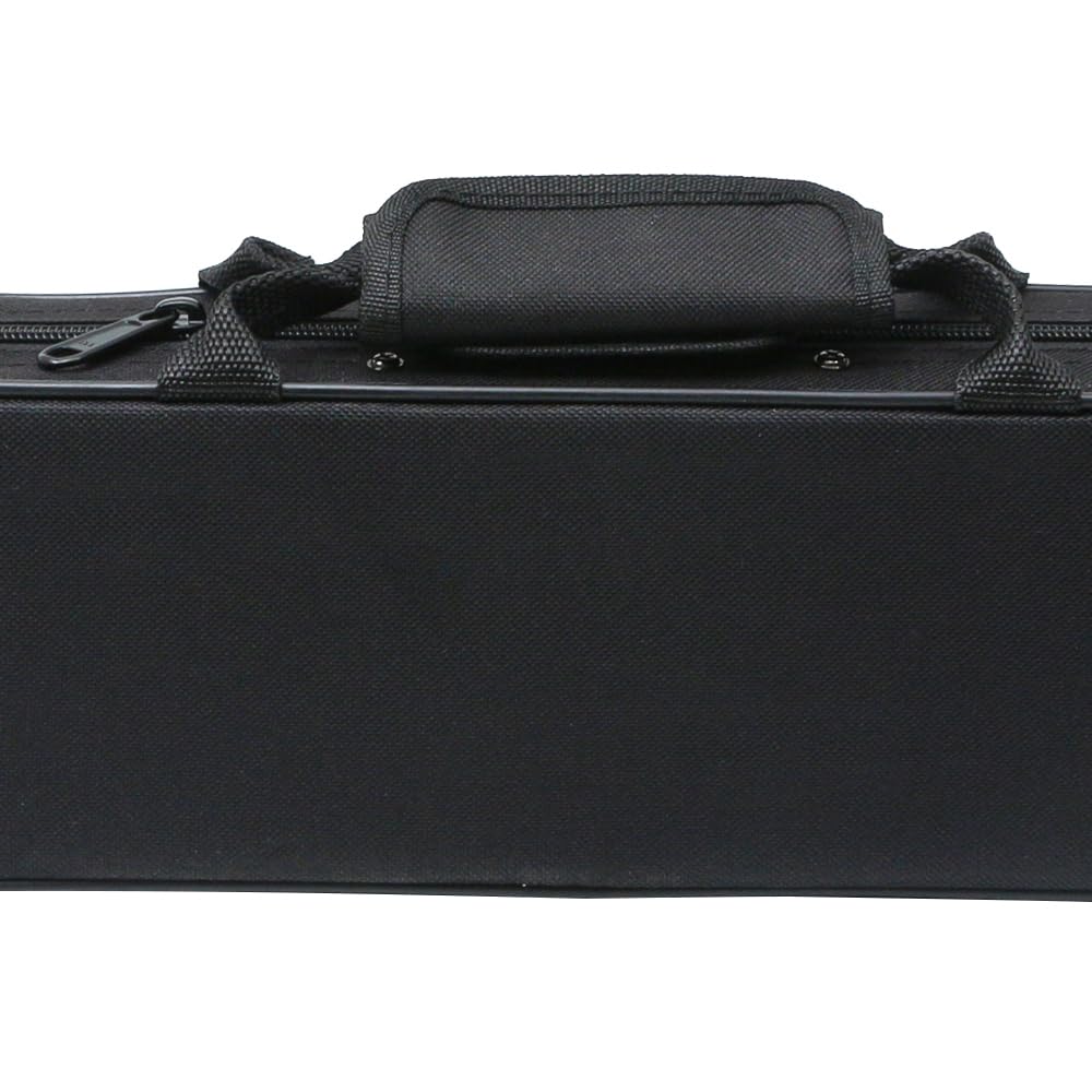 Funda para flauta de 16 agujeros en C, caja de madera dura y ligera, duradera y protectora (nailon)