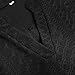 Women's V Neck Jacquard Long Sleeve Simple Casual Shirt Tops Soft Rayon Blend Loose Fit Blouse Daily Wear Shirts (Black,X-Large)