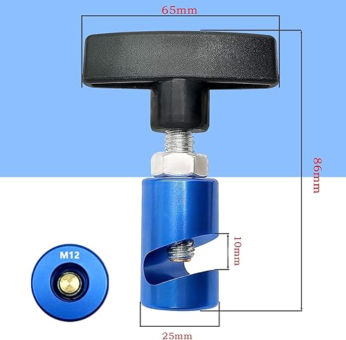 Miniatura 10 de ZKTOOL Abrazadera de soporte de elevación, abrazadera de puntal de campana dorada, clip de retención de soporte de elevación, pinza de bujía de