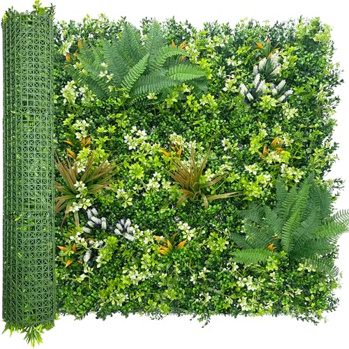 ODTORY Artificial Grass Boxwood Hedges Wall Panels