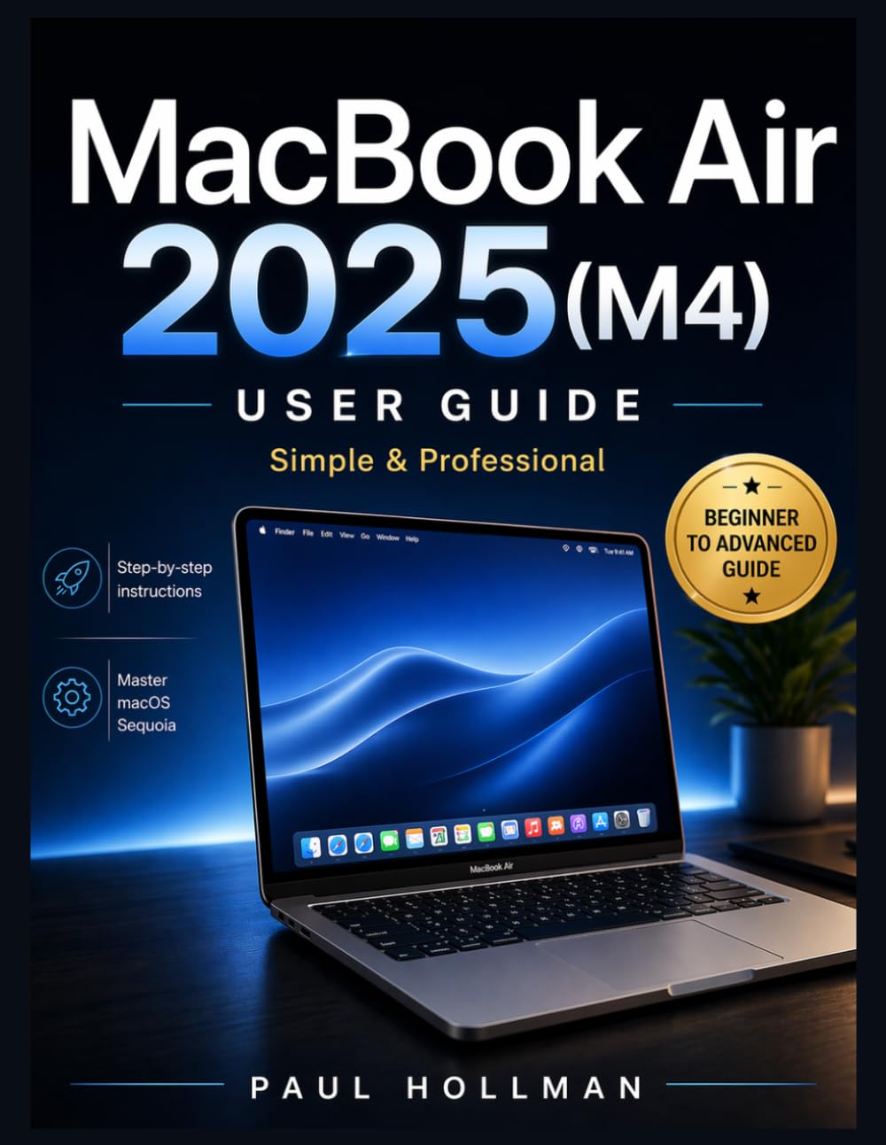 MacBook Air 2025 (M4) User Guide: Simple & Professional