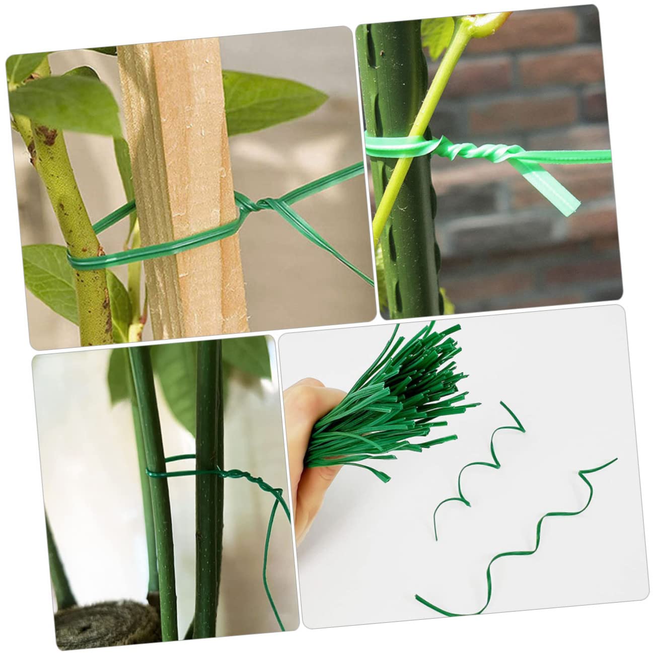 Kisangel 2000stücke Flexible Pflanzenbinder Für Garten Und Pflanzenunterstützung Für Fixieren Von Pflanzenstängeln Training Von Kletterpflanzen