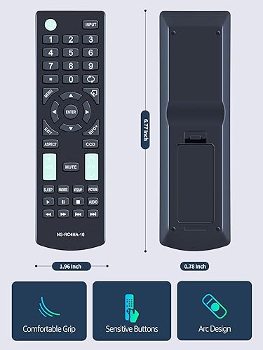 Miniatura 8 de PZL Nuevo NS-RC4NA-16 NSRC4NA16 Reemplazo de control remoto para Insignia HDTV LED TV Ns-55d421na16 Ns-40d420na16 Ns-32dd220na16 Ns-19d220na16