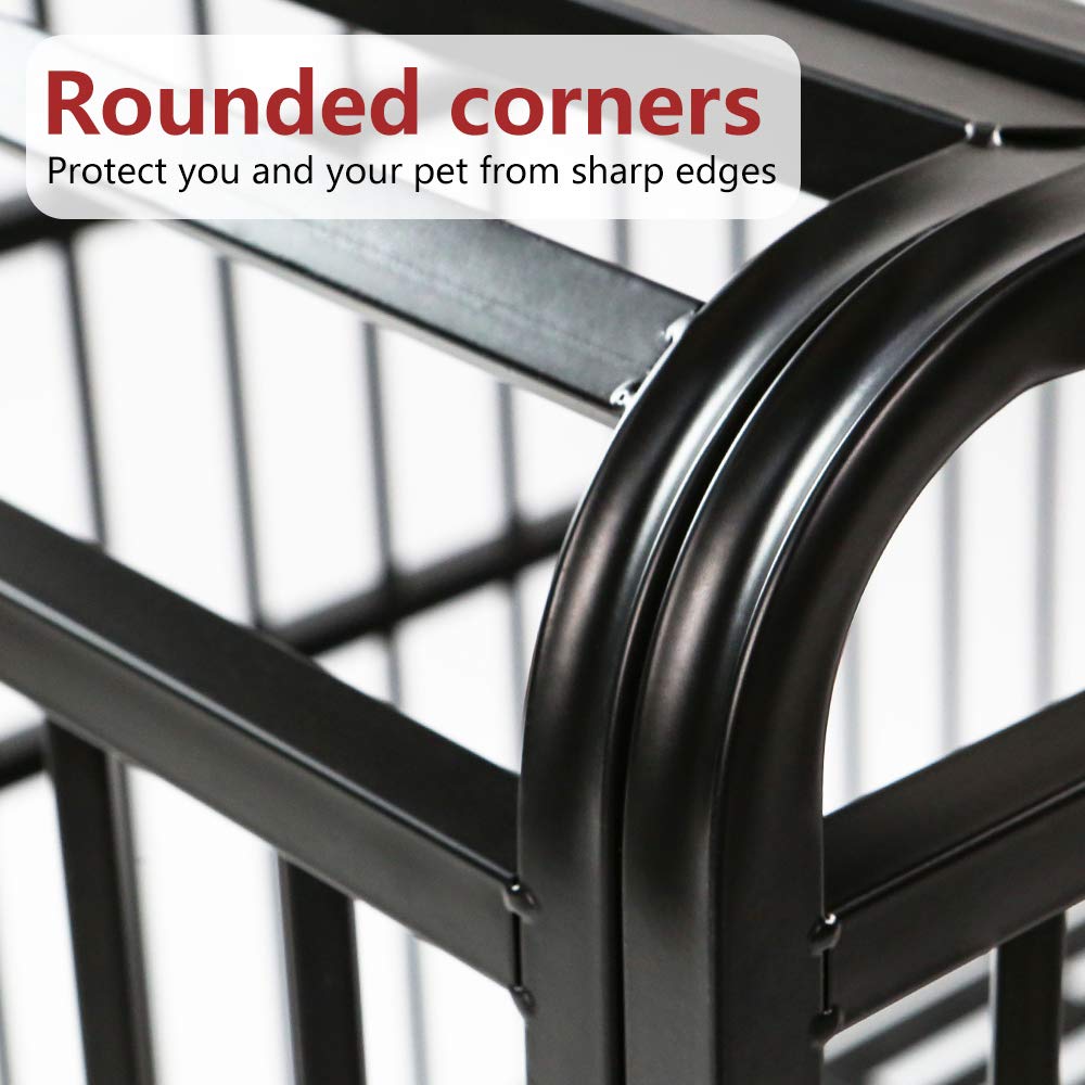 Buy AGESISI Heavy Duty Dog Crate Strong Metal Dog Cage Dog Kennels for