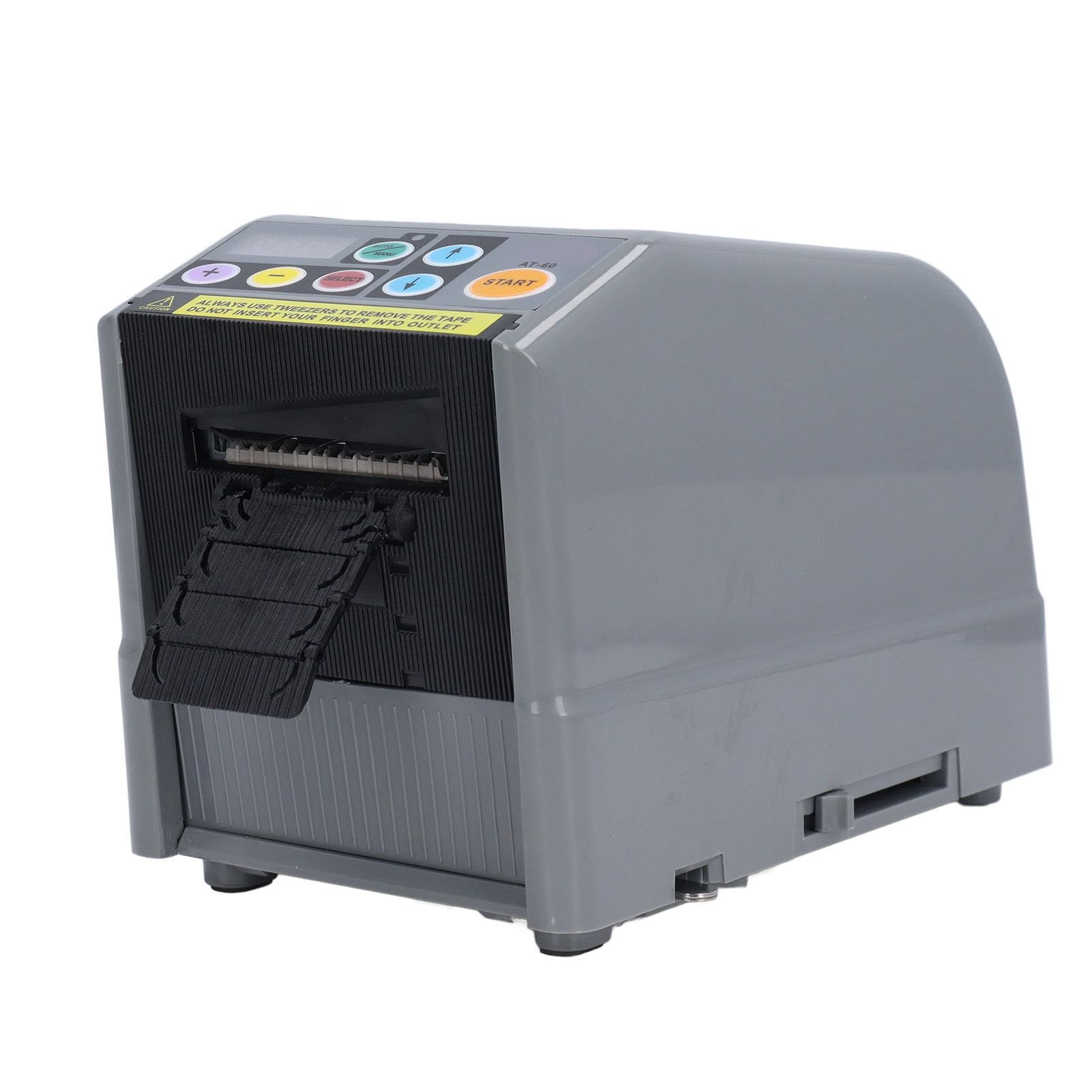 Dispensador de Cinta Automática, Máquina de Corte Eléctrica para Cintas, Ancho de 0.24-2.36 Pulgadas, 0.2-39.9 Pulgadas de Longitud, con Múltiples Accesorios, para Varias Tareas