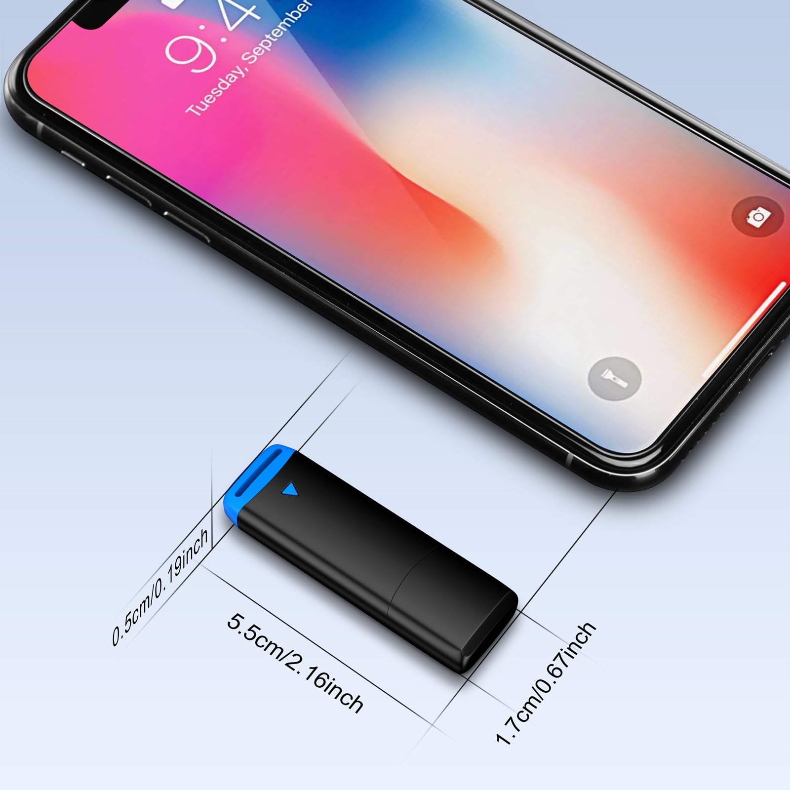 Pamięć flash USB, 8 GB, 20 sztuk, pamięć USB 2.0, 8 GB, 20 sztuk, pendrive wielopak, do przechowywania danych i tworzenia kopii zapasowych (wielokolorowy, 8 GB, 20 sztuk)