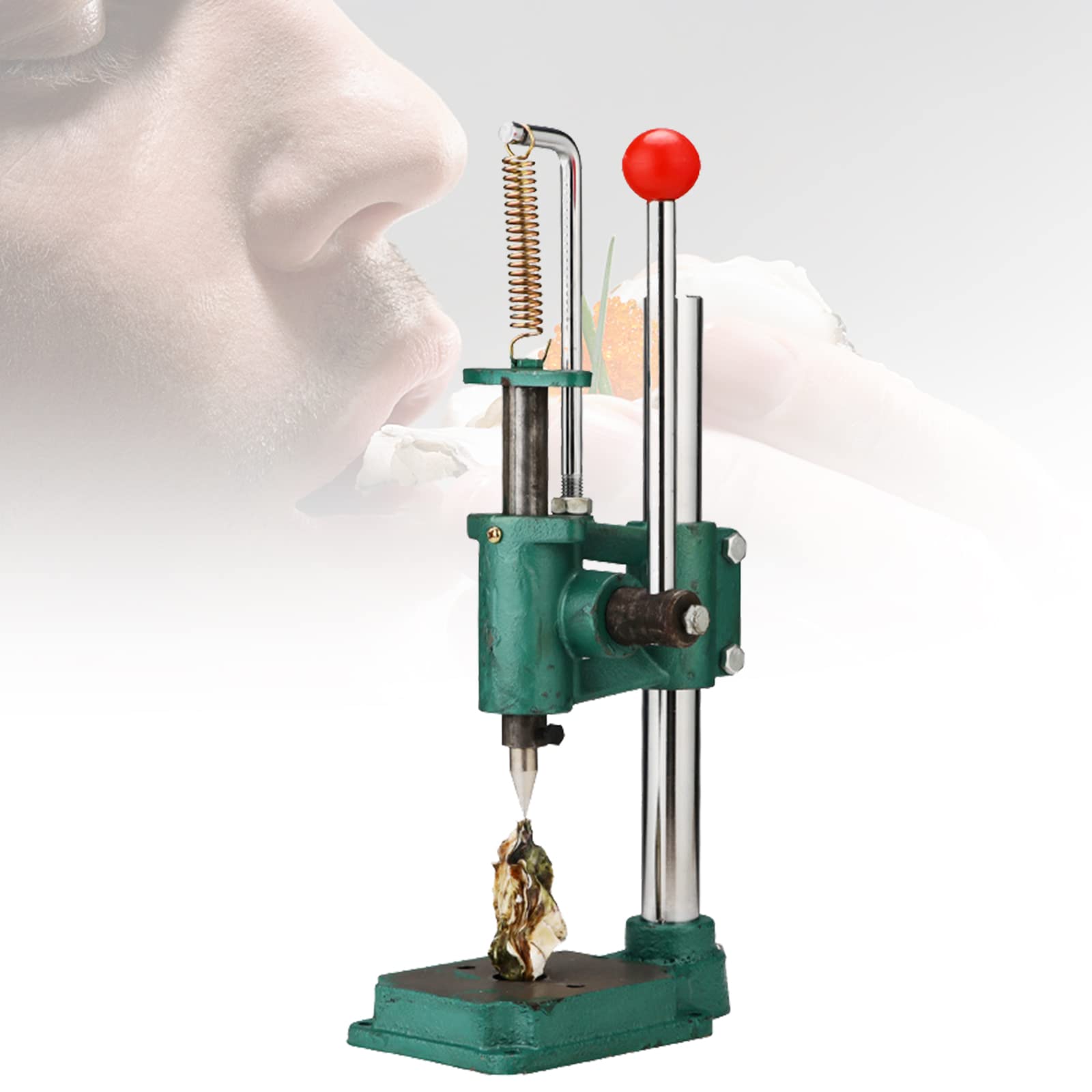 Apriscatole a Pressione Manuale, Facile da Usare, Apri ostriche manuali, Utensili da Cucina, Apri ostriche, Base in Metallo Spesso per ostriche Aperte, capesante, Abalone, crostacei