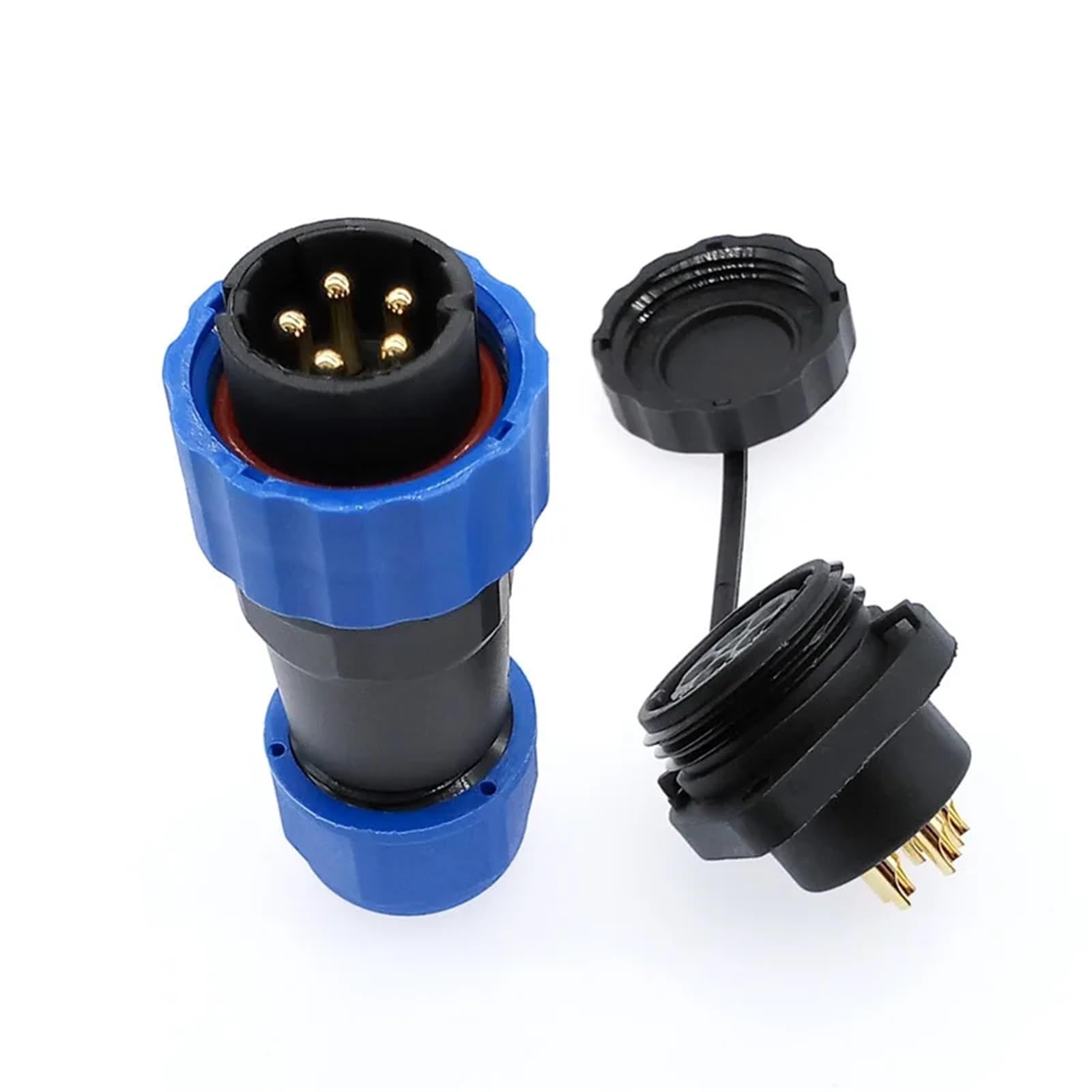SP20-Stecker, 2-Loch-Flanschbuchse, 2/3/4/5/6/7/8/9/12/14-polig, IP68-Kabelanschlüsse, 1 Stück(3 pin)