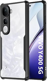 LIRAMARK Transparent Clear Shock Proof Back Cover Case Designed for Vivo Y400 5G Price In India