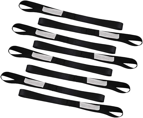 Miniatura 6 de XSTRAP STANDARD Correas de amarre de bucle suave, 8 unidades de 1-116 x 18 pulgadas, 3600 libras de resistencia a la rotura, bucles para asegurar