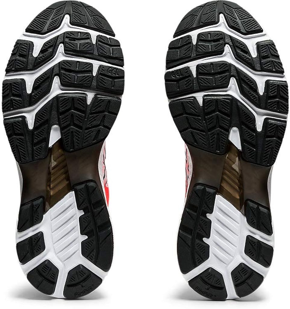 ASICS Women's Gel-Kayano 27 Running Shoes 5.5 White/Sunrise Red