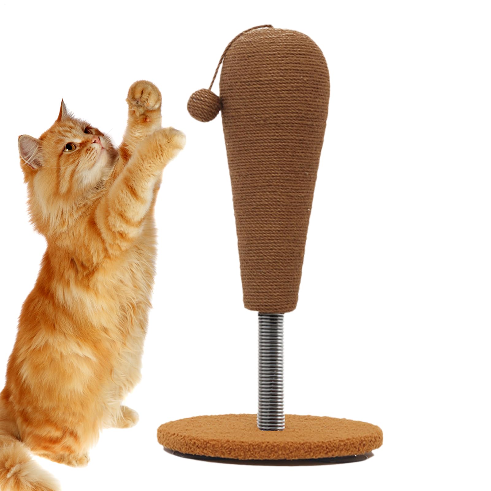 Balle Grattoir pour Chat : Fini les Meubles Griffés grâce à ce Jouet d'Enrichissement Stable