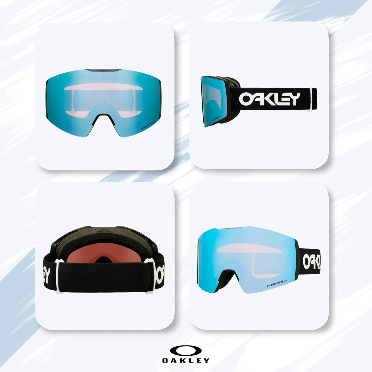 OAKLEY Fall Line LARGE/MEDIUM Ski Goggles For Men For Women OO7099, OO7103 + Care Kit