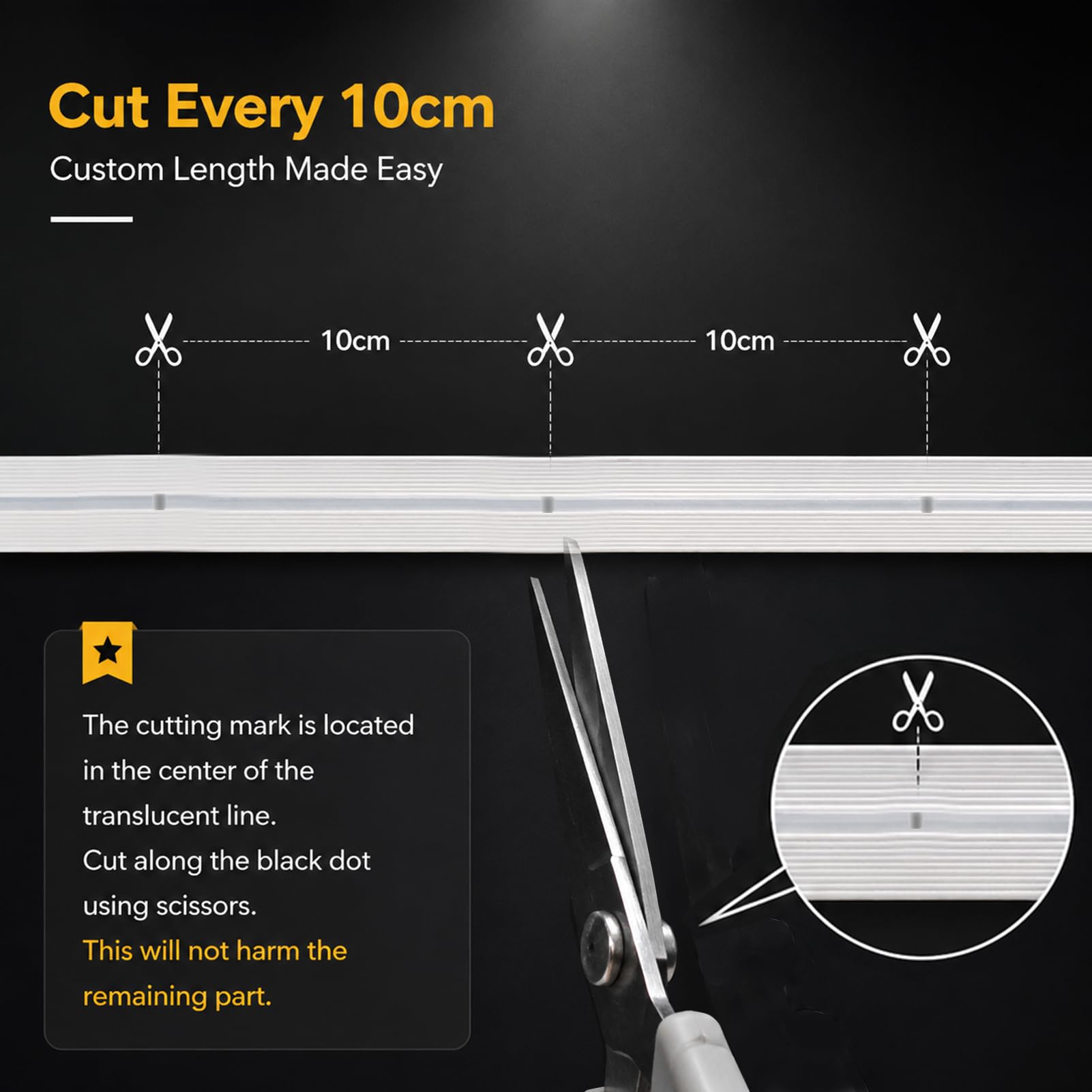 LED Streifen Aussenbereich 230V Neon LED Strip, Silikon Wasserdicht Feuerfest IP65 Led Strip Silikon Aussen Schlauch 120LED/M Outdoor Lichtleiste Band Warmweiß 10M