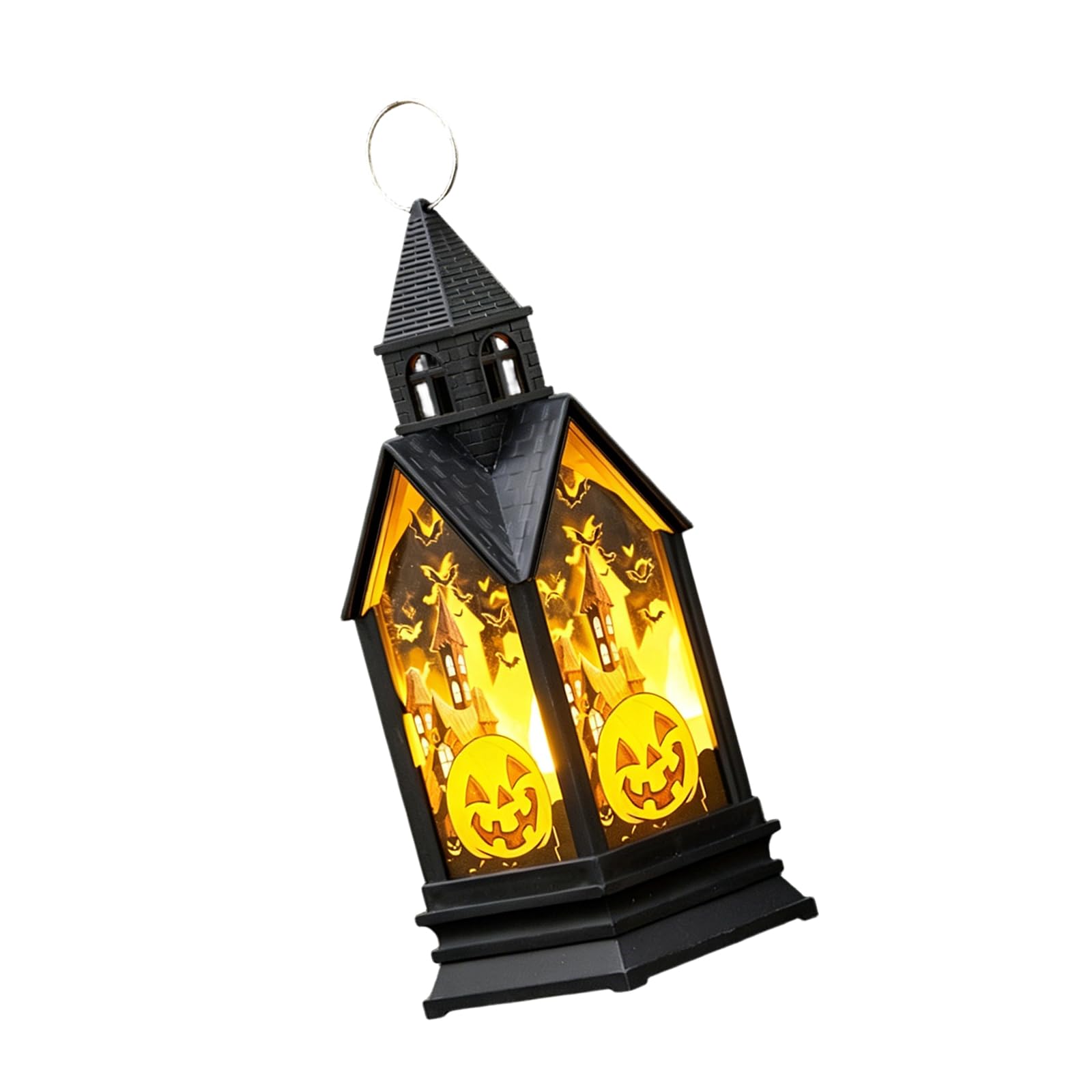 PANGBOER Battery Powered Halloween Decor, Warm Glow Accent Light for Tabletop Display, Shelf Decor or Entryway Use Halloween Tabletop Battery Powered Accent Light Warm Glow Party Decoration Top
