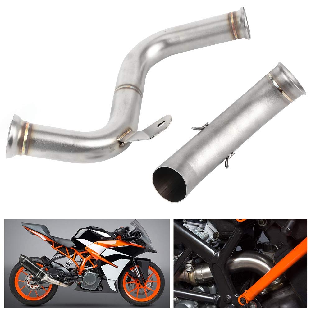 Tubo Di Scarico Decat Per Moto KTM Duke 125/250/390/RC390 2017+ - Acciaio Inox