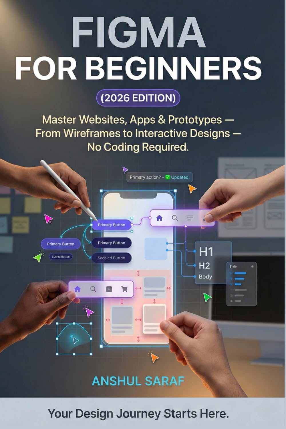 Figma for Beginners (2026 Edition): UI/UX Design Made Simple: Master Websites, Apps & Prototypes | From Wireframes to Interactive Designs – No Coding Required
