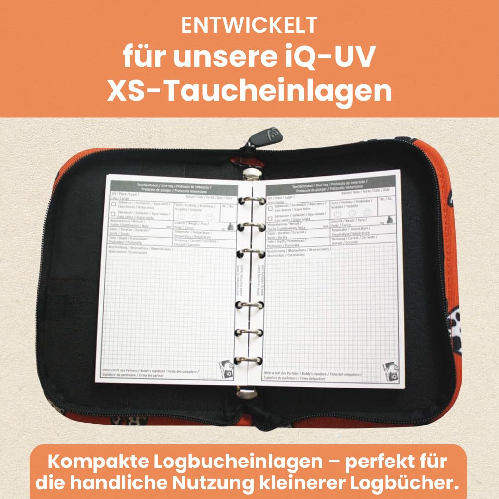 IQ Company iQ Logbook XS, Carpeta de libro de registro de buceo Carpeta de libro de registro de buceo - sirena, XS