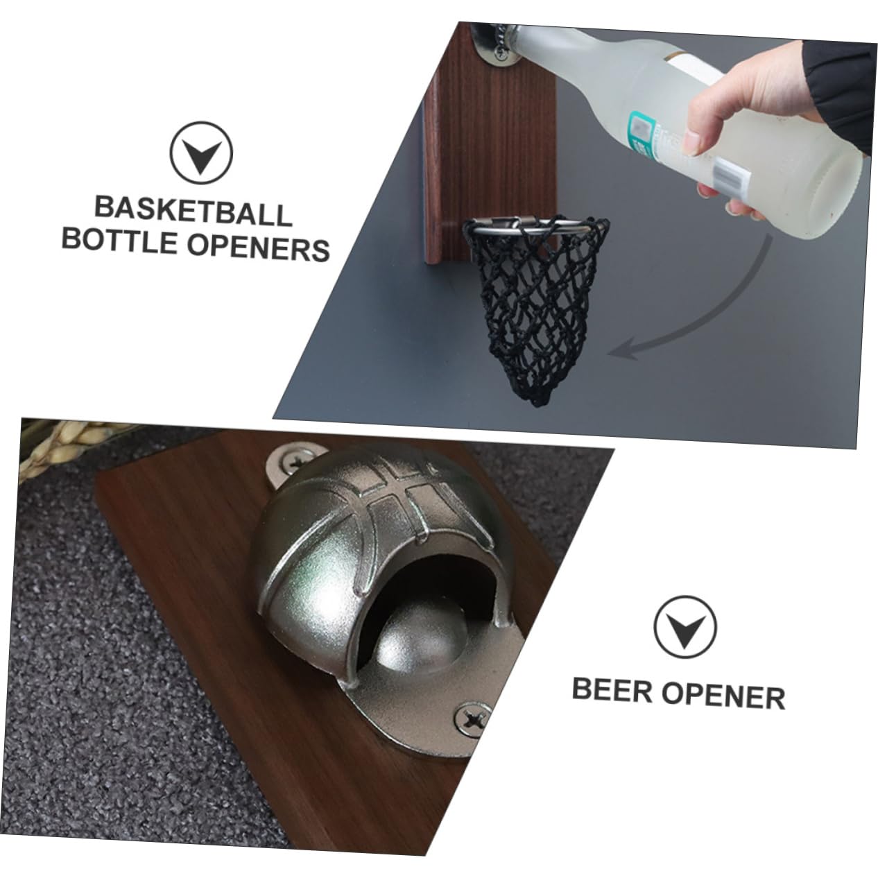 1pezzi Apribottiglie Inossidabile Basket Gadget Per e Bar Installazione Facile e Strumento Per Aperitivi e Bevande