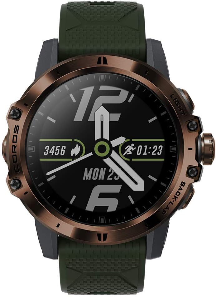 COROS VERTIX GPS Adventure Watch con batteria GPS completa per 60 ore, vetro zaffiro con rivestimento simile al diamante, touch screen, barometro, ANT + e BLE, Strava e TrainingPeaks (Mountain Hunter) COROS VERTIX GPS Adventure Watch con batteria GPS completa per 60 ore, vetro zaffiro con rivestimento simile al diamante, touch screen, barometro, ANT + e BLE, Strava e TrainingPeaks (Mountain Hunter)