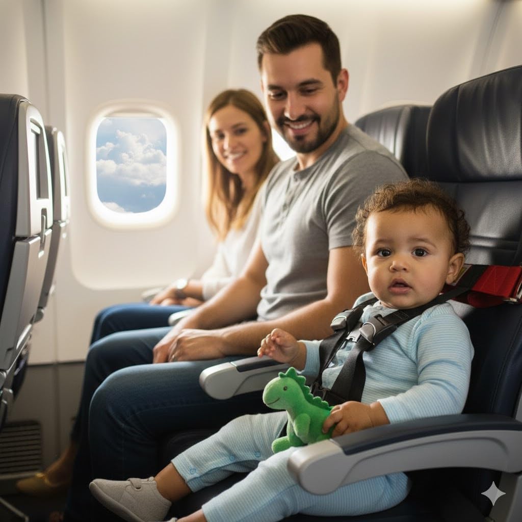 Child Airplane Travel Harness - Portable & Lightweight Travel Harness for Toddlers and Kids - Easy Flight Accessory for Family Trips