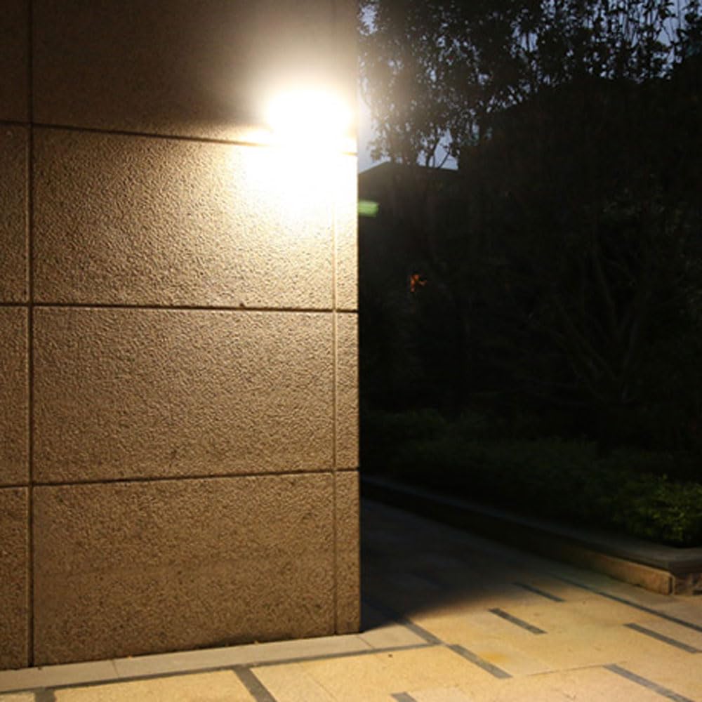 Solarna lampa ścienna zewnętrzna, wodoodporna lampa solarna IP65, do ogrodzeń, drzwi wejściowych, schodów, dziedzińców i ogrodów, kreatywna i spersonalizowana dekoracja